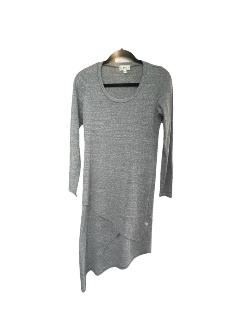 NYTT Heather Gray Asymmetrical Long Sleeve Dress